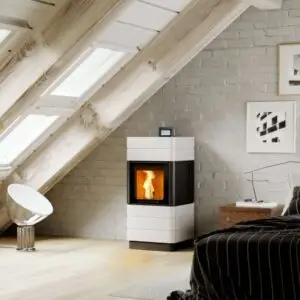 Perry, 6 kW, Geam Vertical, Design Slim, Clasa A+