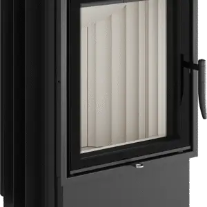 Mini R1V, 6 kW, Focar Compact cu Geam Frontal Vertical, Clasa A+
