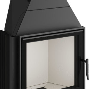 Mini S, 6 kW, Focar Compact cu Geam Frontal Orizontal și Format Slim, Clasa A+